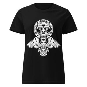 Owl and Moon Design Women’s basic softstyle t-shirt